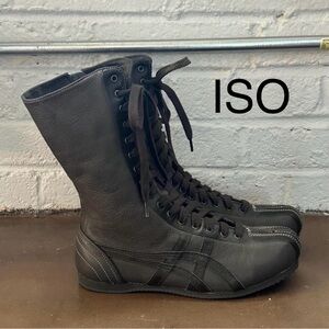 *ISO* vintage asics onitsuka tiger bowling boots boxer boxing boots